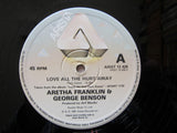 Aretha Franklin & George Benson : Love All The Hurt Away (12", Single)