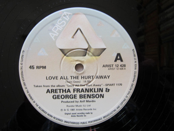 Aretha Franklin & George Benson : Love All The Hurt Away (12", Single)