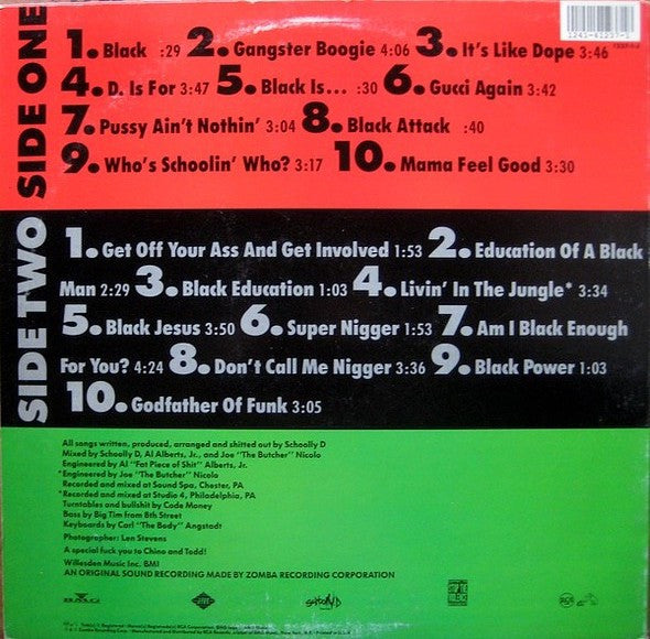 Schoolly D : Am I Black Enough For You? (LP, Album)