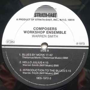 Composers Workshop Ensemble* With Warren Smith : Composers Workshop Ensemble (LP, Album)