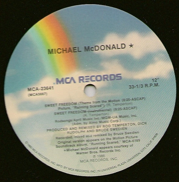 Michael McDonald : Sweet Freedom (12")