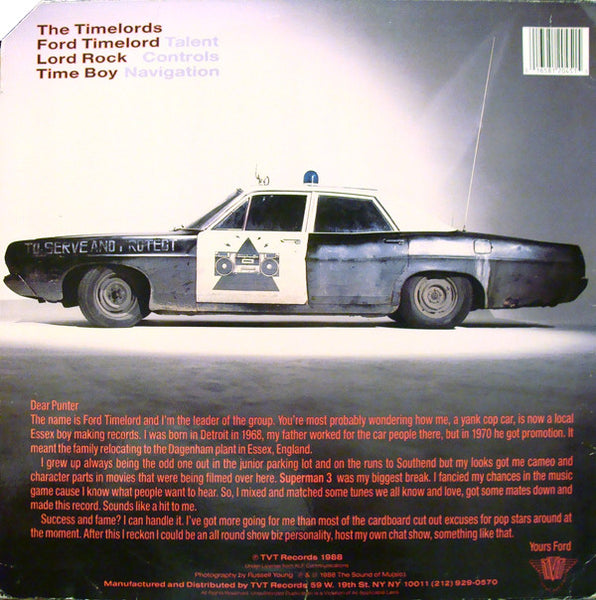 The Timelords : Doctorin' The Tardis (12")