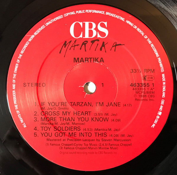 Martika : Martika (LP, Album)
