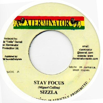 Sizzla : Stay Focus (7")