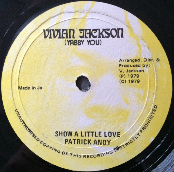 Patrick Andy : No Easy Game / Show A Little Love (12", Yel)