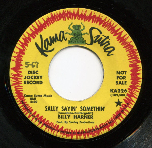 Billy Harner : Sally Sayin' Somethin' (7", Promo)
