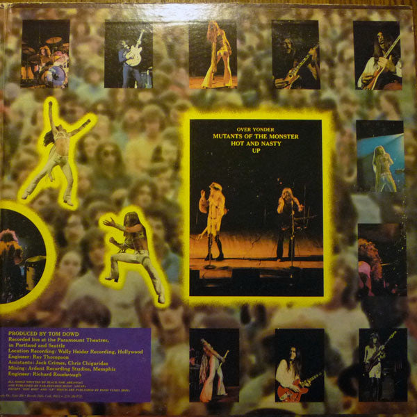 Black Oak Arkansas : Raunch 'N' Roll Live (LP, Album, PR,)