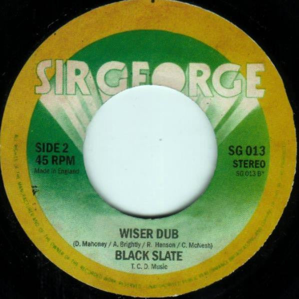 Black Slate : Wiser Than Before (7")