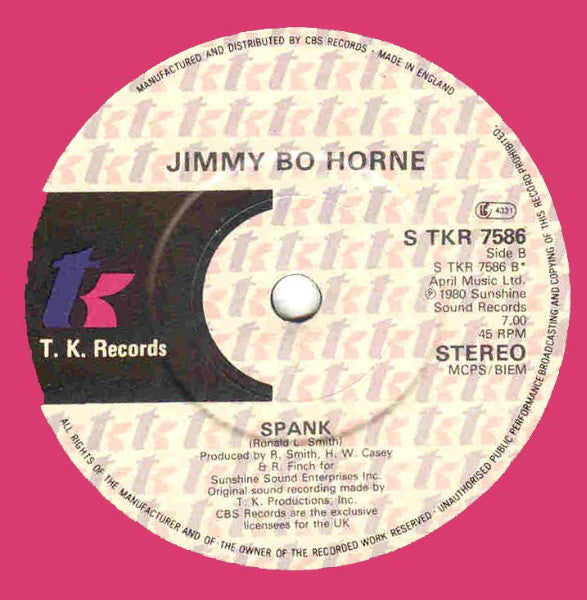 Jimmy "Bo" Horne : Is It In / Spank (7", Single)