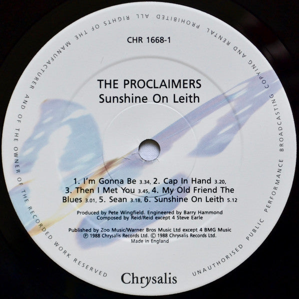 The Proclaimers : Sunshine On Leith (LP, Album)