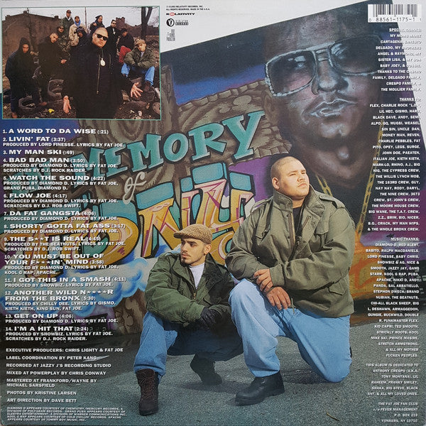 Fat Joe Da Gangsta* : Represent (LP, Album, RE)