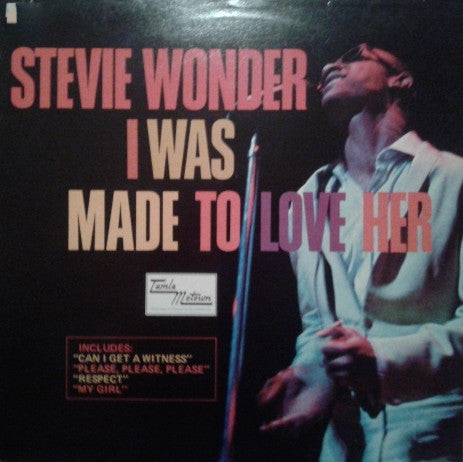 Stevie Wonder : I Was Made To Love Her (LP, Album, RE)