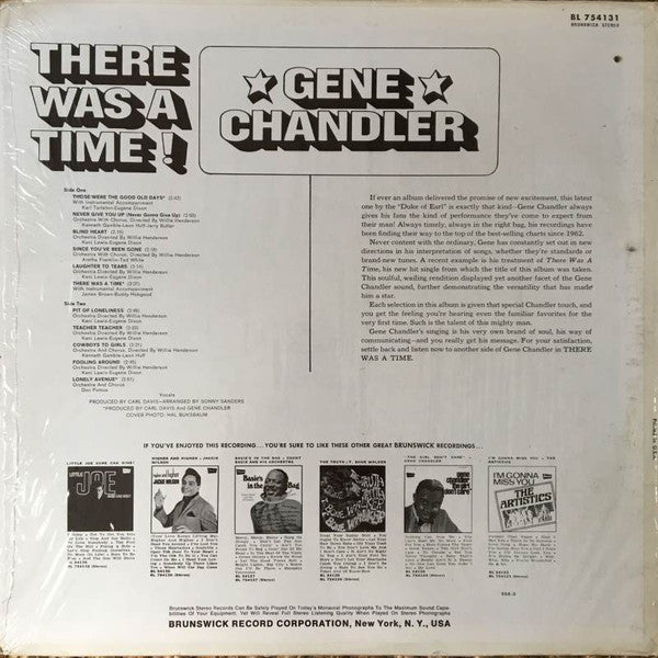 Gene Chandler : There Was A Time (LP, Album)
