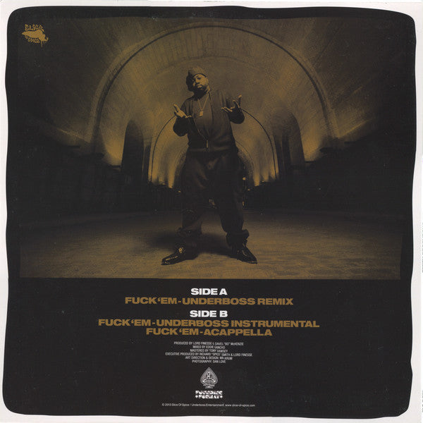 Lord Finesse : Fuck 'Em (Underboss Remix) (12", Ltd)