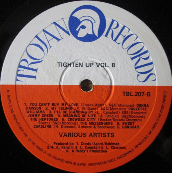 Various : Tighten Up Volume 8 (LP, Comp)