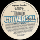 Raphael Saadiq F/ D'Angelo : Be Here (12")