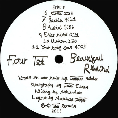 Four Tet : Beautiful Rewind (LP, Album, 180)