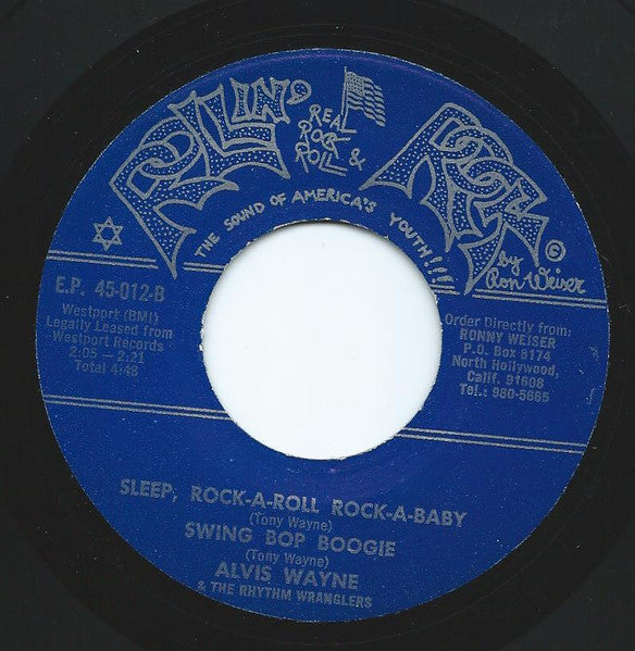 Alvis Wayne & The Rhythm Wranglers : I Gottum (7", EP)