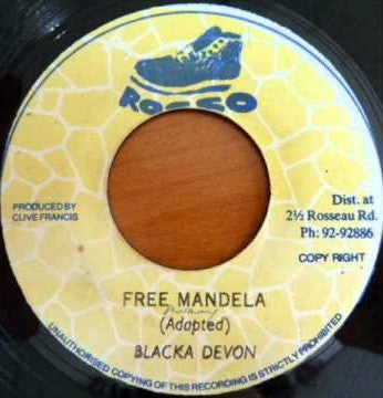 Blacka Devon : Free Mandela (7")