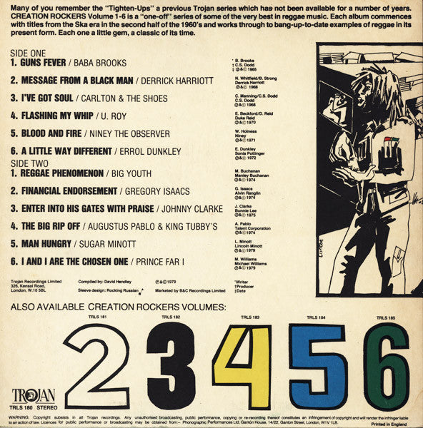 Various : Creation Rockers Volume 1 (LP, Comp, Blu)