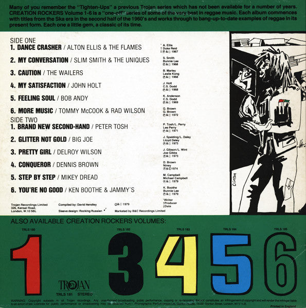 Various : Creation Rockers Volume 2 (LP, Comp, Blu)