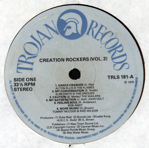 Various : Creation Rockers Volume 2 (LP, Comp, Blu)