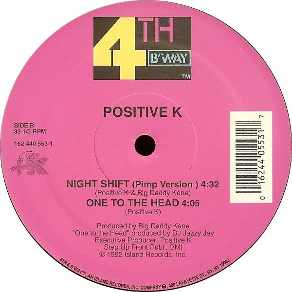 Positive K : Night Shift (12")