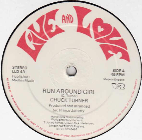 Chuck Turner : Run Around Girl (12")