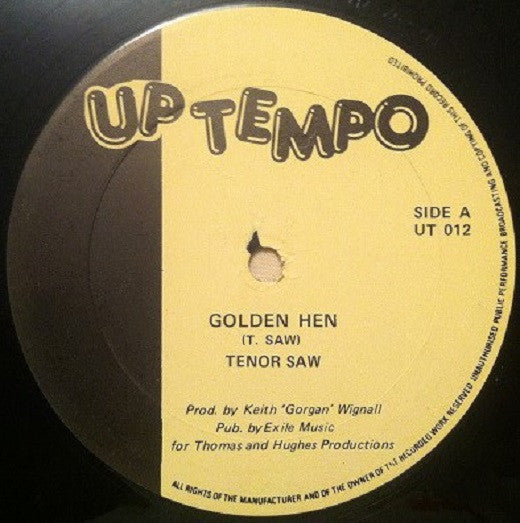 Tenor Saw / Gorgan Players : Golden Hen / Golden Dub (12")