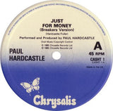 Paul Hardcastle : Just For Money (For Breakers Only) (12", Single, Ltd)