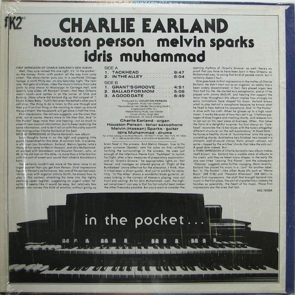 Charlie Earland* : In The Pocket... (LP, Album, Promo)