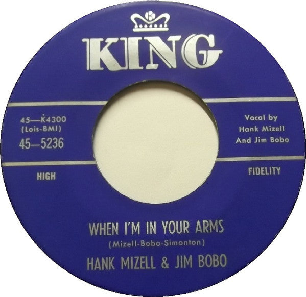 Hank Mizell / Hank Mizell & Jim Bobo : Jungle Rock / When I'm In Your Arms (7", Single, RE, Unofficial)