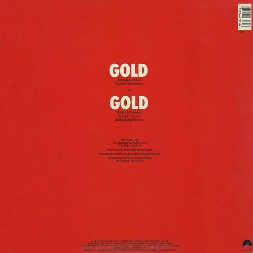 Grandmaster Flash And The Furious Five* : Gold (12")
