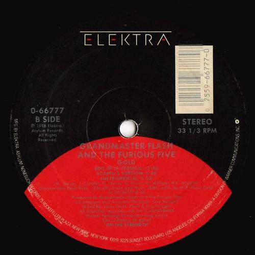 Grandmaster Flash And The Furious Five* : Gold (12")