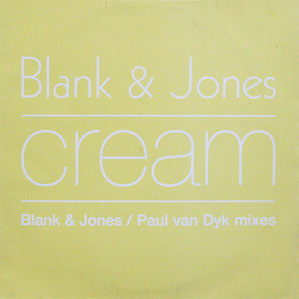 Blank & Jones : Cream (12")