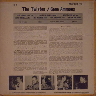 Gene Ammons : The Twister (LP, Album, RE)