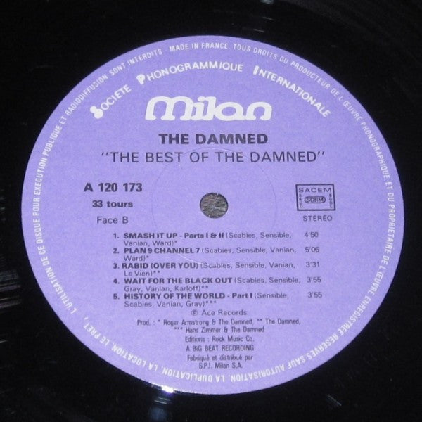 The Damned : Another Great Record From The Damned: The Best Of The Damned (LP, Comp)