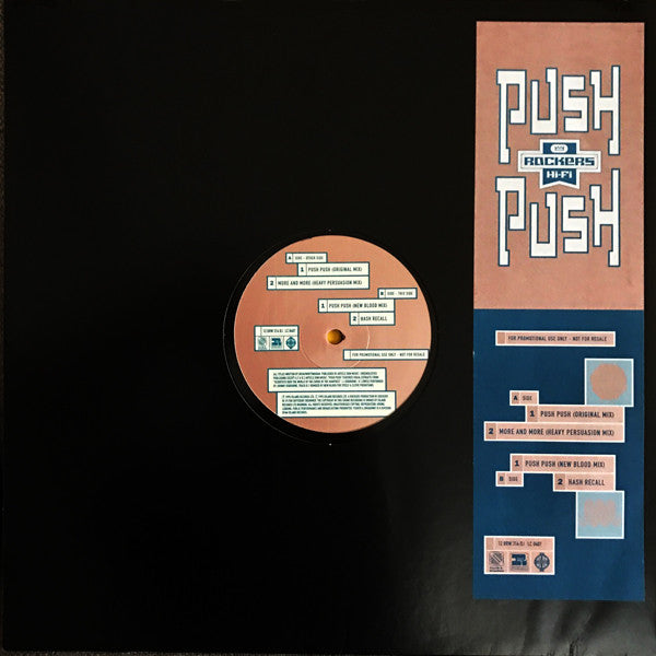 Rockers Hi-Fi : Push Push (12", Promo)