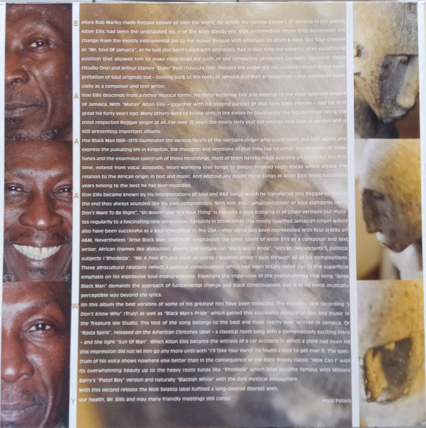 Alton Ellis : Arise Black Man 1968 - 1978 (LP, Comp, Gat)