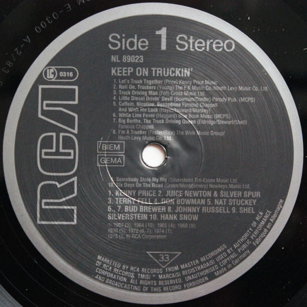 Various : Keep On Truckin' (LP, Comp, RE)