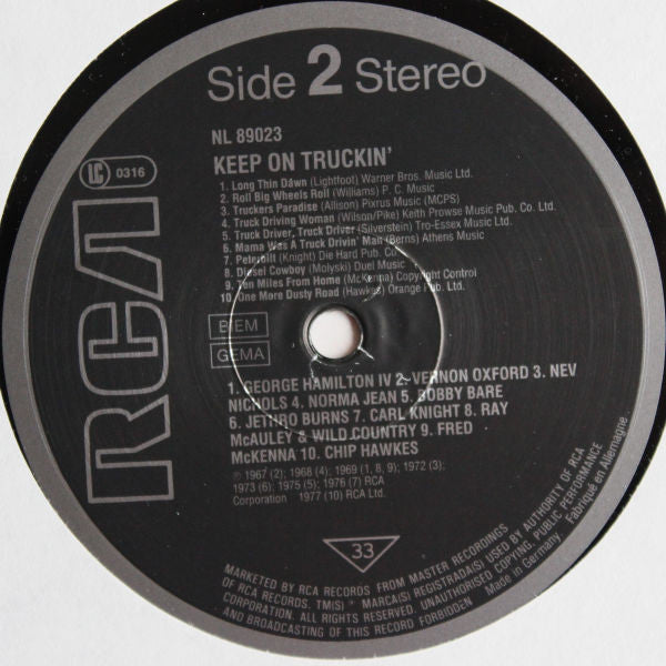 Various : Keep On Truckin' (LP, Comp, RE)