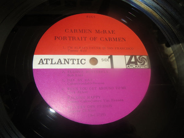 Carmen McRae : Portrait Of Carmen (LP, Album, Mono)