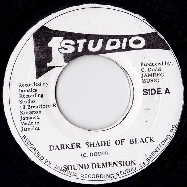 Sound Dimension / Cornell Campbell : Darker Shade Of Black / Under The Old Oak Tree (7", Single, RP)