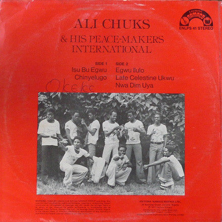 Ali Chuks  & His Peace Makers International* : Ali Chuks  & His Peace Makers International Vol. 5 (LP)