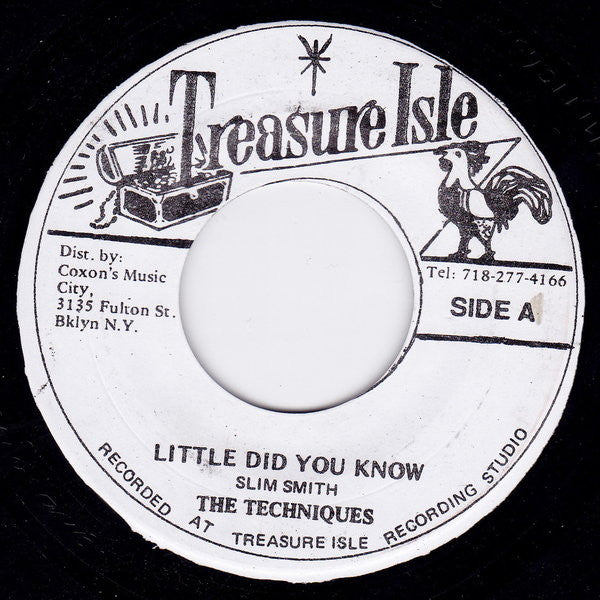 The Techniques : Little Did You Know / Run Come Celebrate (7", RE)