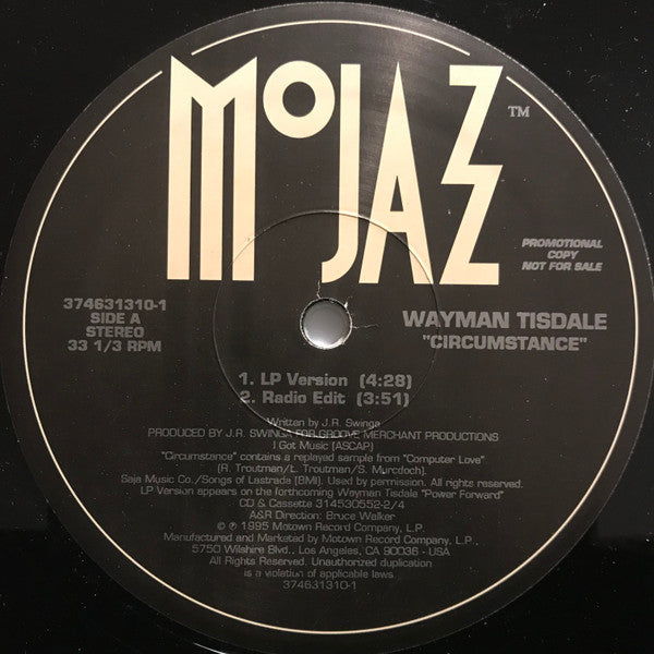 Wayman Tisdale : Circumstance (12", Promo)