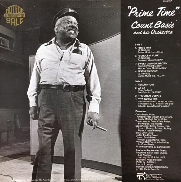Count Basie And His Orchestra* : Prime Time (LP, Album, Ind)