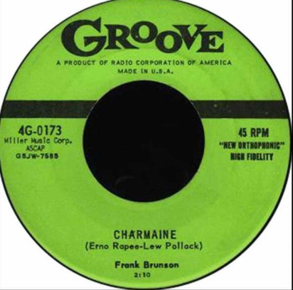 Frank Brunson : Charmaine / I Believe In You (7", Single)