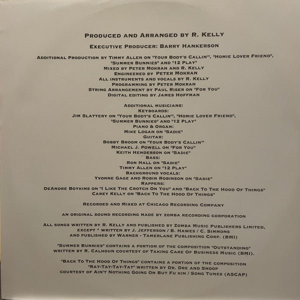 R. Kelly : 12 Play (2xLP, Album)