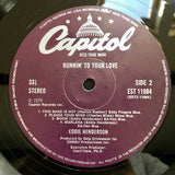 Eddie Henderson : Runnin' To Your Love (LP, Album)